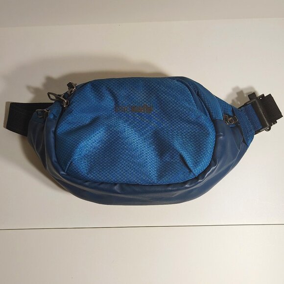 Pacsafe Anti-Theft Hip Fanny Pack Navy Blue - Picture 1 of 5
